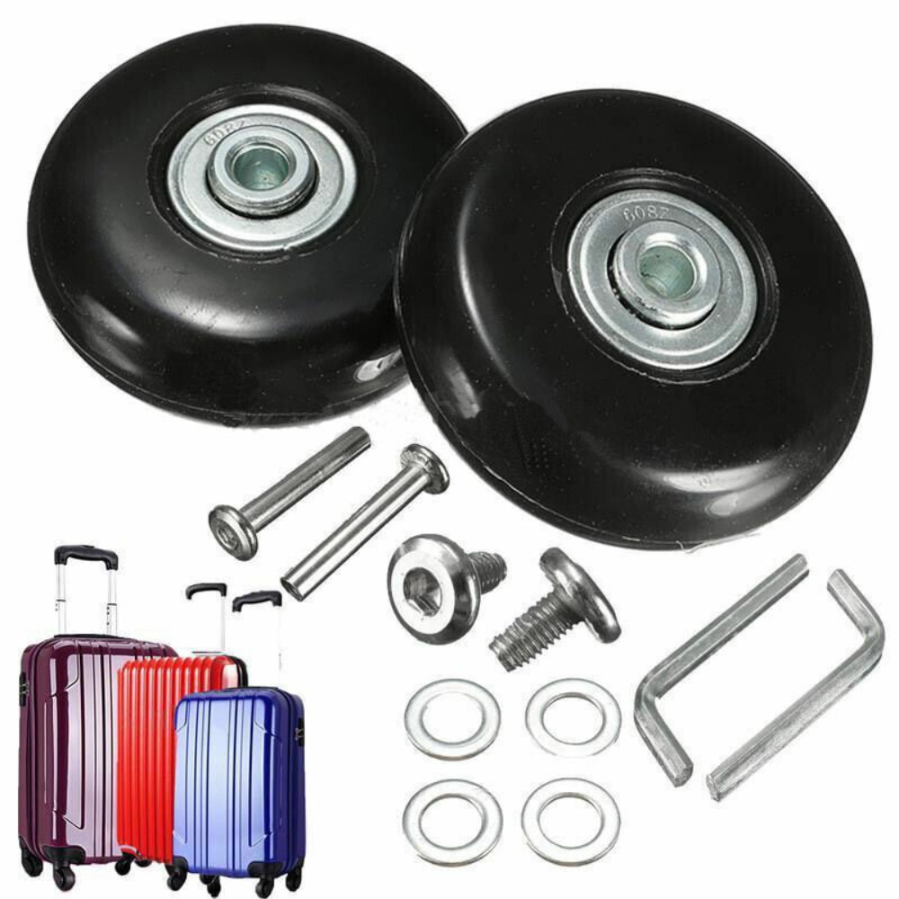 57-59MM Resistant Flexible Sil - Silent Replacement Luggage Wheels 评论和价格
