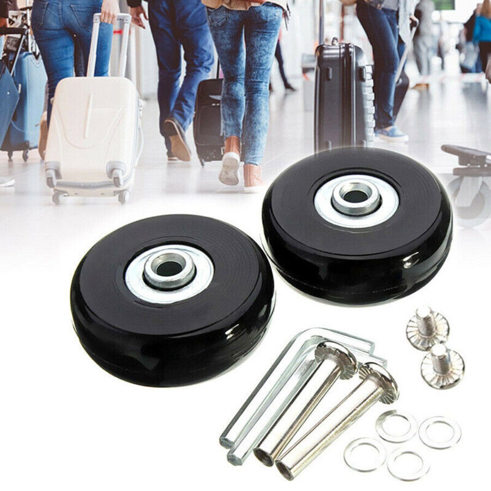 57-59MM Resistant Flexible Sil - Silent Replacement Luggage Wheels 评论和价格