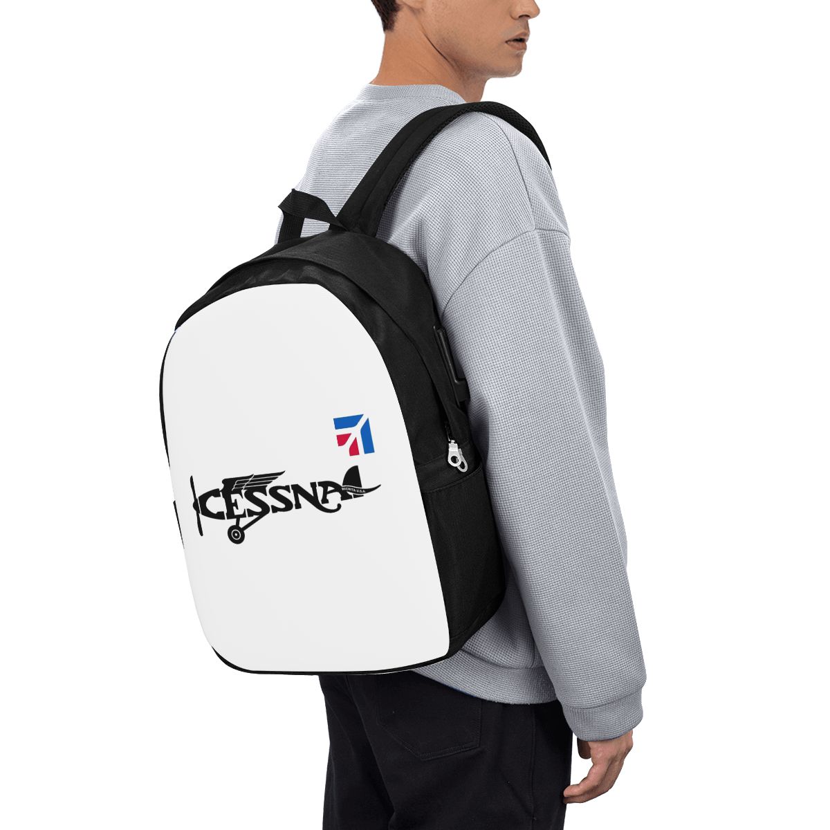Cessna Logo Backpack Travel No - Backpacks 评论和价格