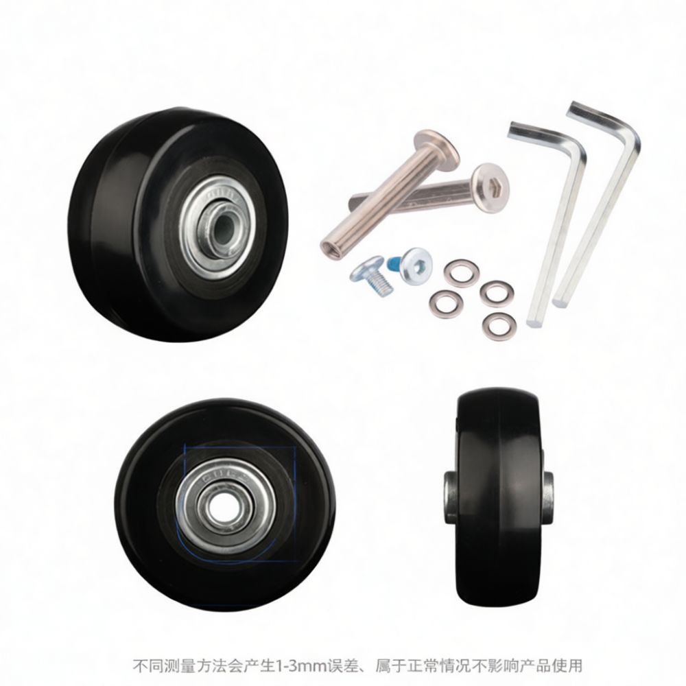 Luggage Casters Rubber Wheels  - Silent Replacement Luggage Wheels 评论和价格