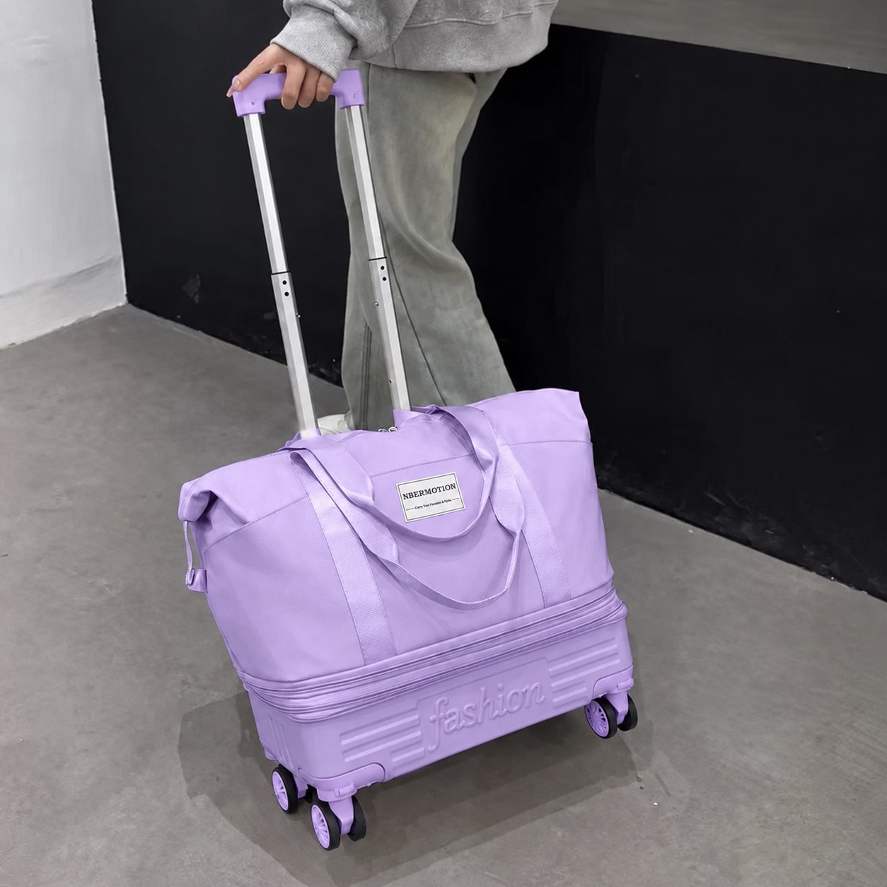 Expandable Rolling Travel Duff - Foldable Rolling Luggage Bag 评论和价格