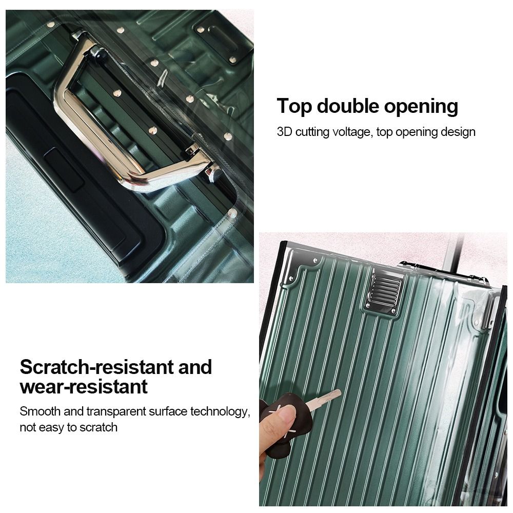 Durable Full Transparent Lugga - Luggage Protective Cover Transparent 评论和价格
