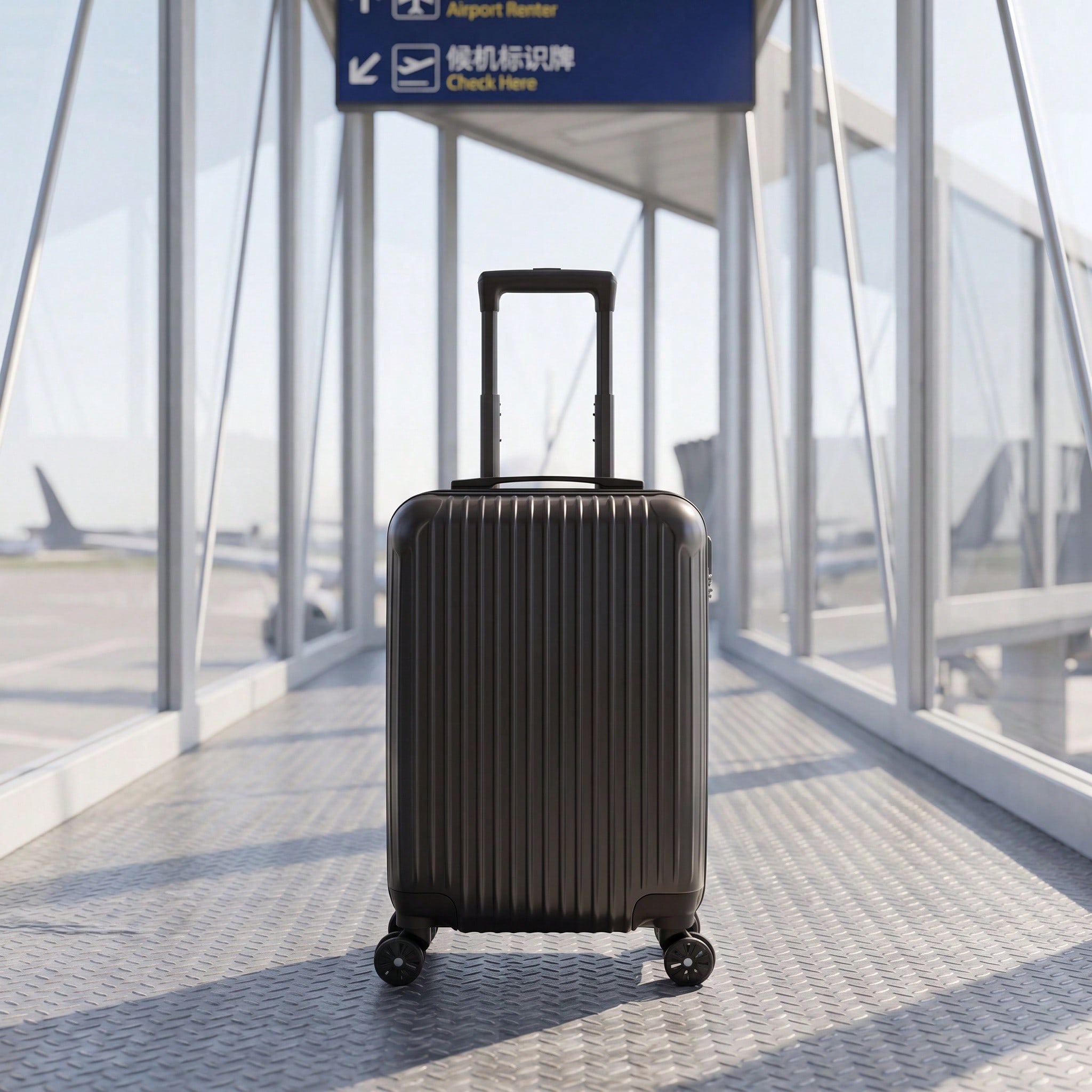ABS Hard Shell Travel Luggage  - Spinner Wheel Rolling Suitcase 20 Inch 评论和价格