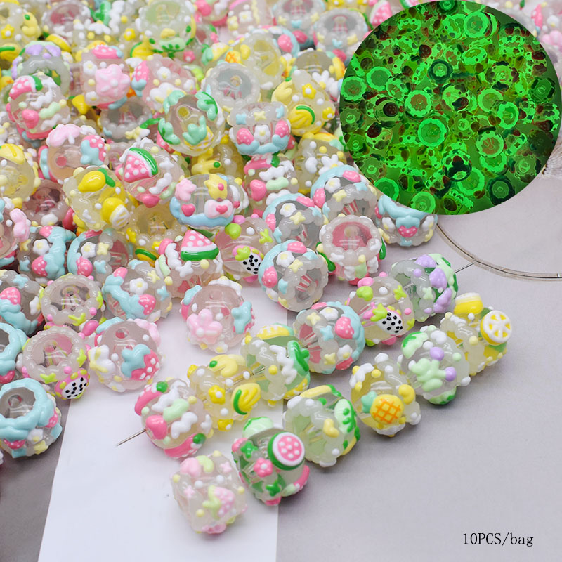 10pcs/bag Acrylic Beads Night  - Handbags 评论和价格