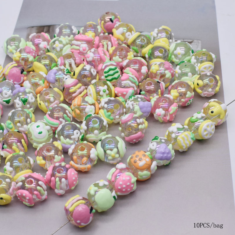 10pcs/bag Acrylic Beads Night  - Handbags 评论和价格