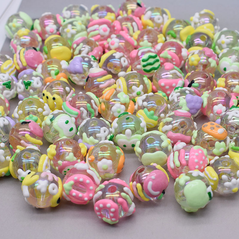 10pcs/bag Acrylic Beads Night  - Handbags 评论和价格