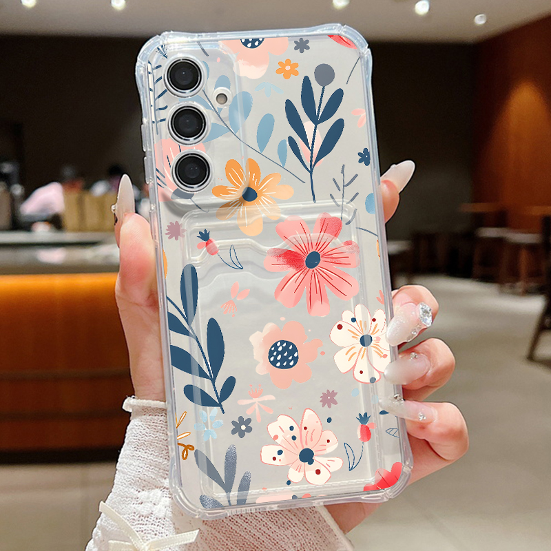 Colorful Flower Wallet Case Fo - Wallets 评论和价格