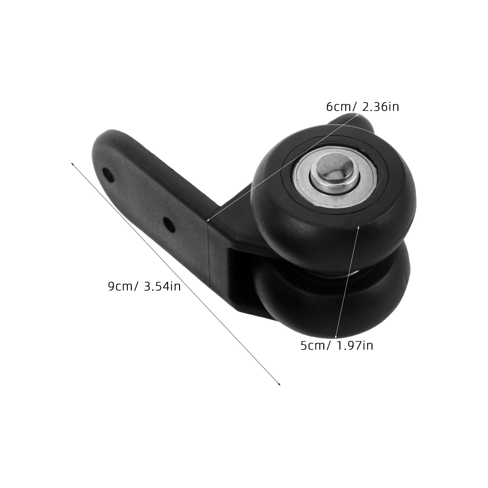 1Pair Heavy Duty Caster Wheels - Silent Replacement Luggage Wheels 评论和价格