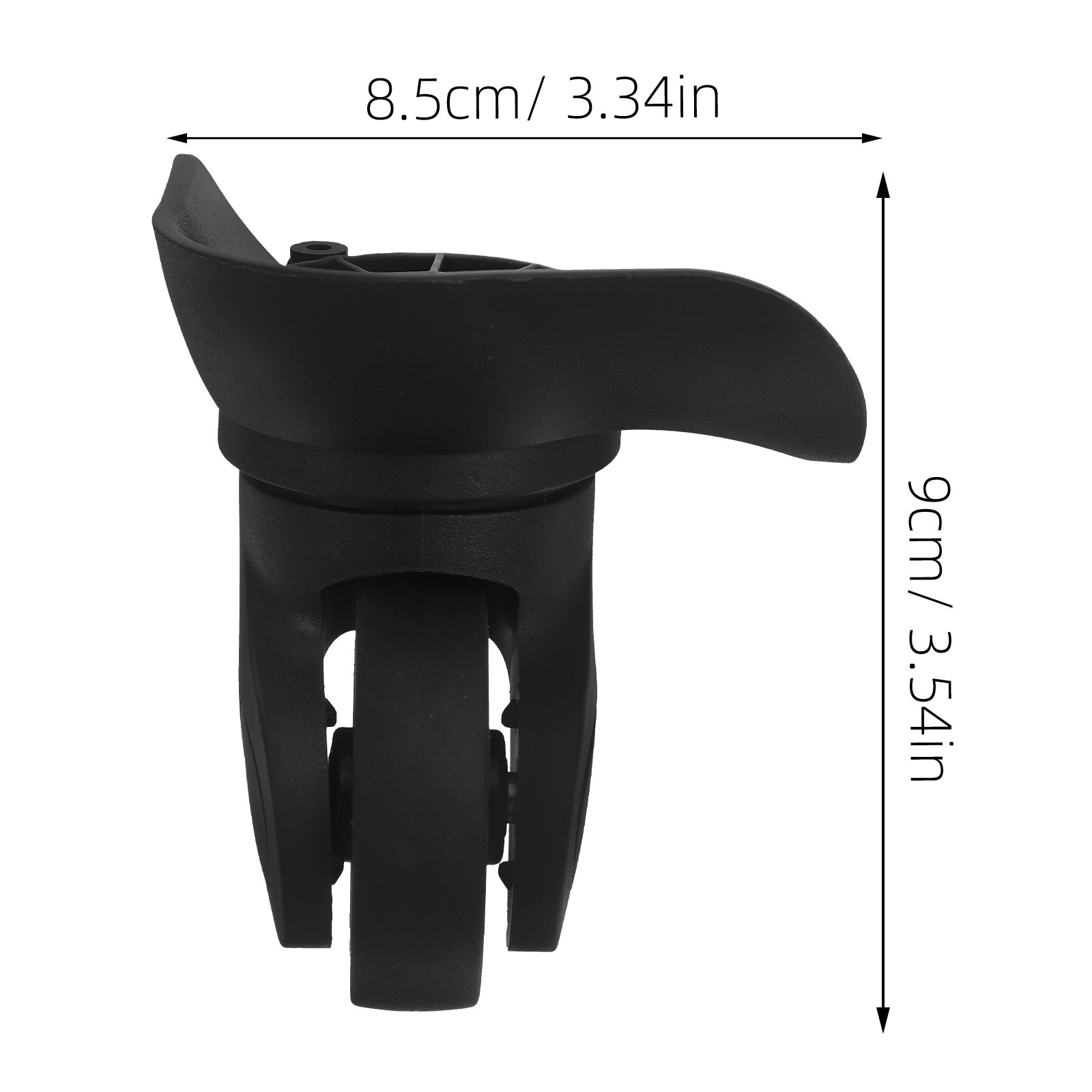 2pcs Universal Suitcase Wheels - Silent Replacement Luggage Wheels 评论和价格
